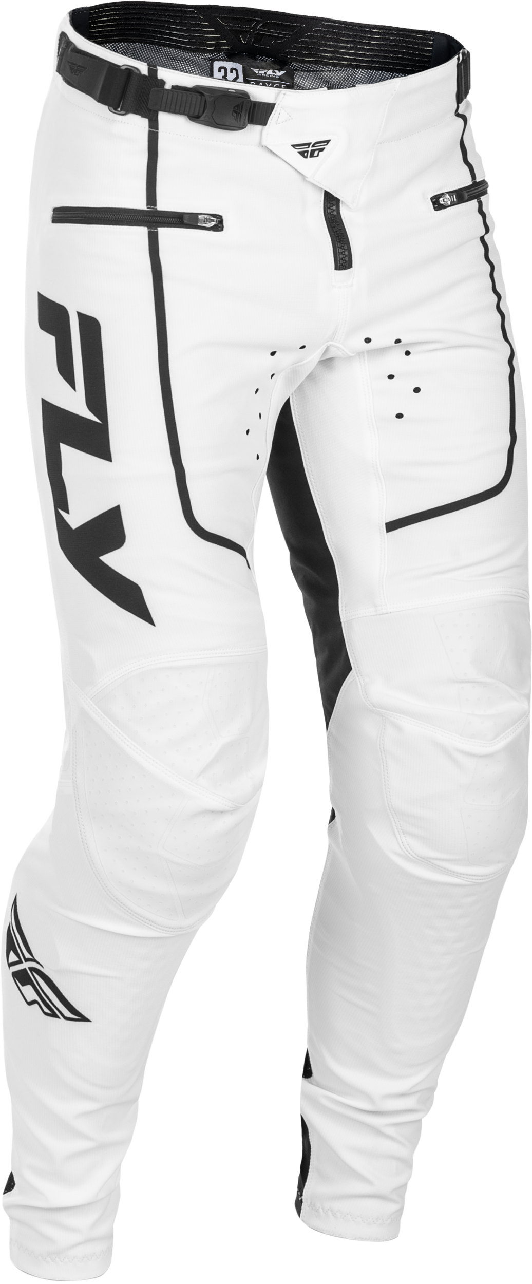 Rayce Bicycle Pants White/Black Sz 28