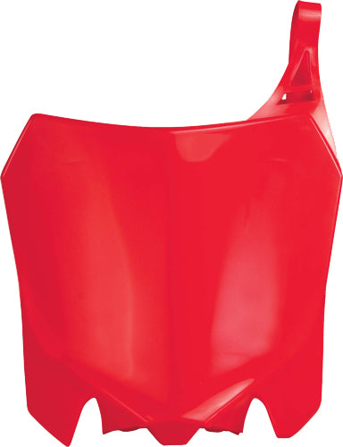 Front Number Plate Red