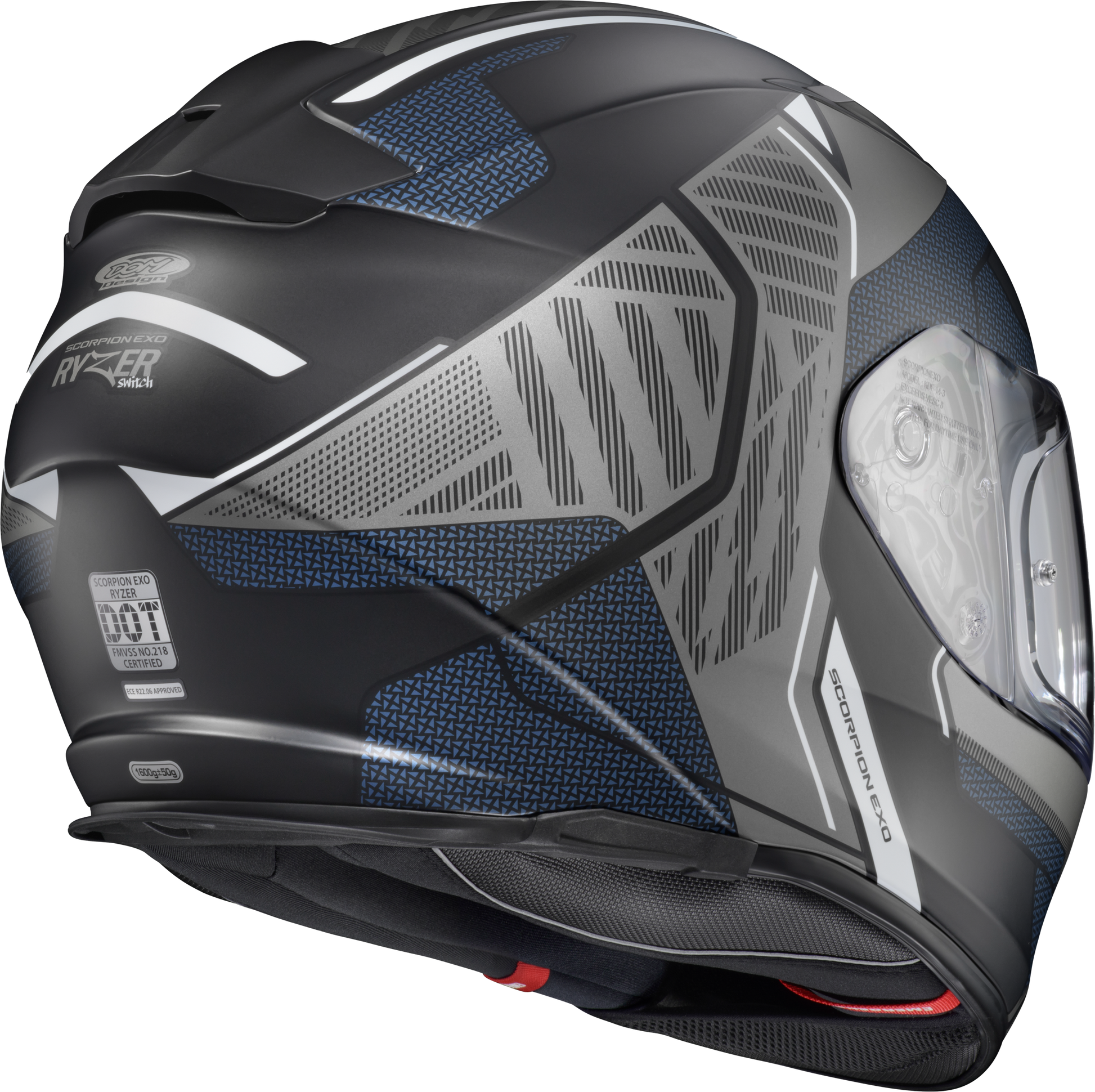 Ryzer Full Face Helmet Switch Phantom Xl