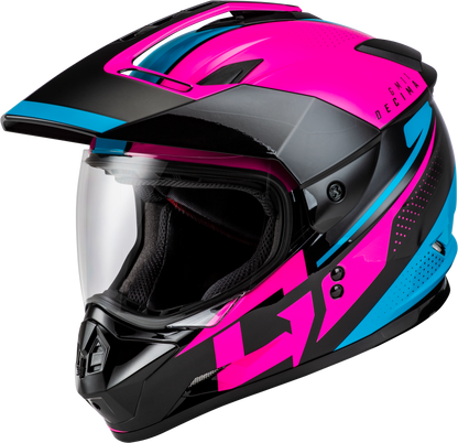 Gm 11 Decima Helmet Black/Pink/Blue Lg