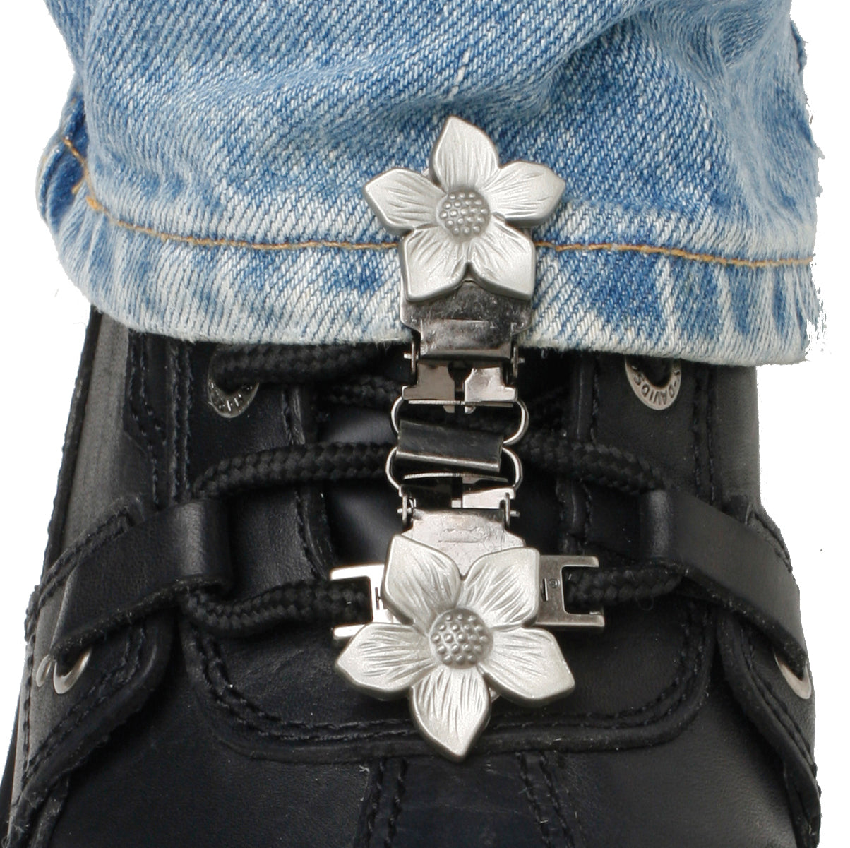 Clips For Laced Boots Flower
