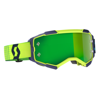 Fury Goggle Blue/Yellow Green Chrome Works Lens