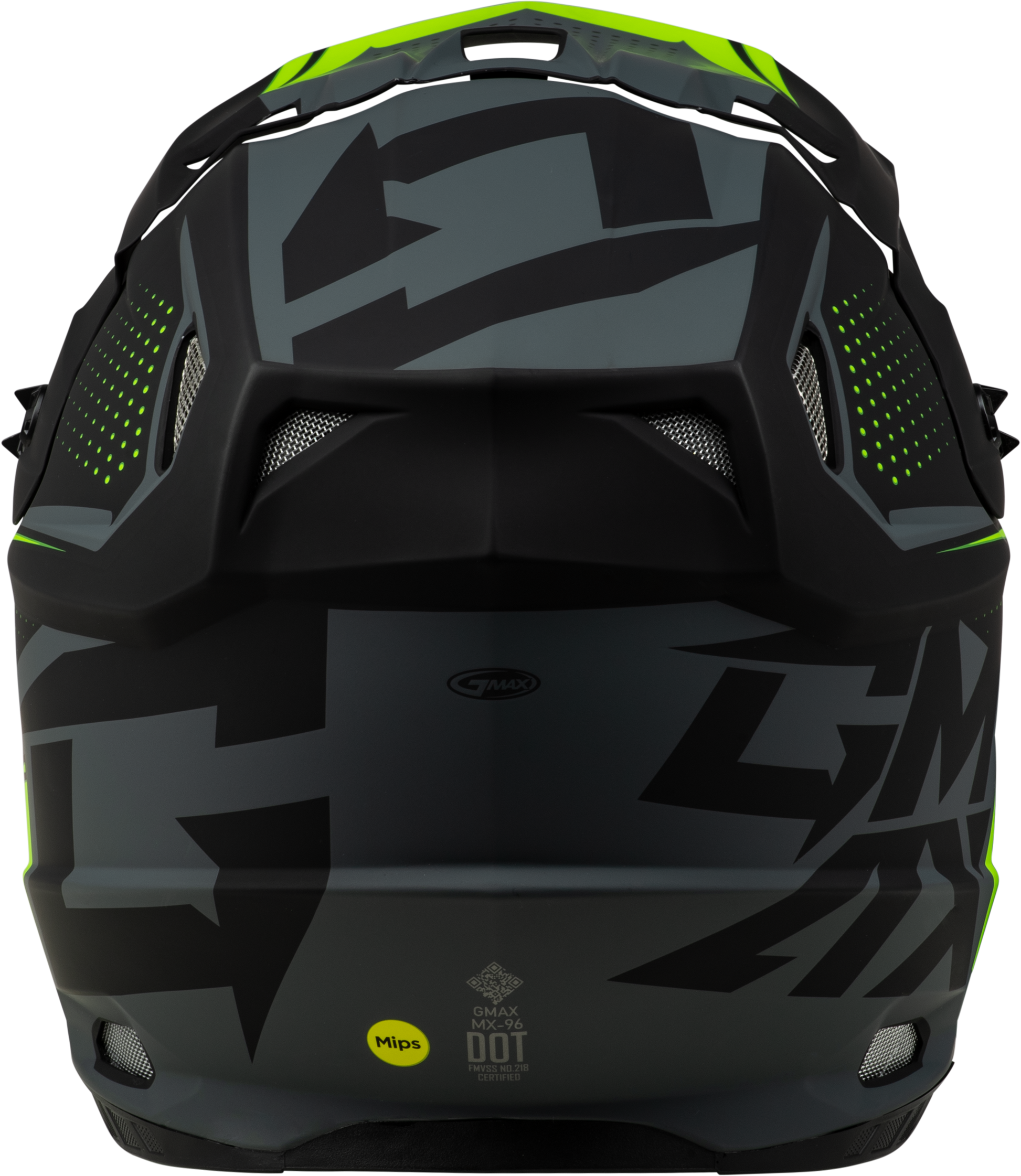 Mx 96 502 Helmet Matte Grey/Hi Viz Md