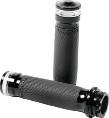 Performance Machine Contour Led Handle Grip Set - Black Ano
