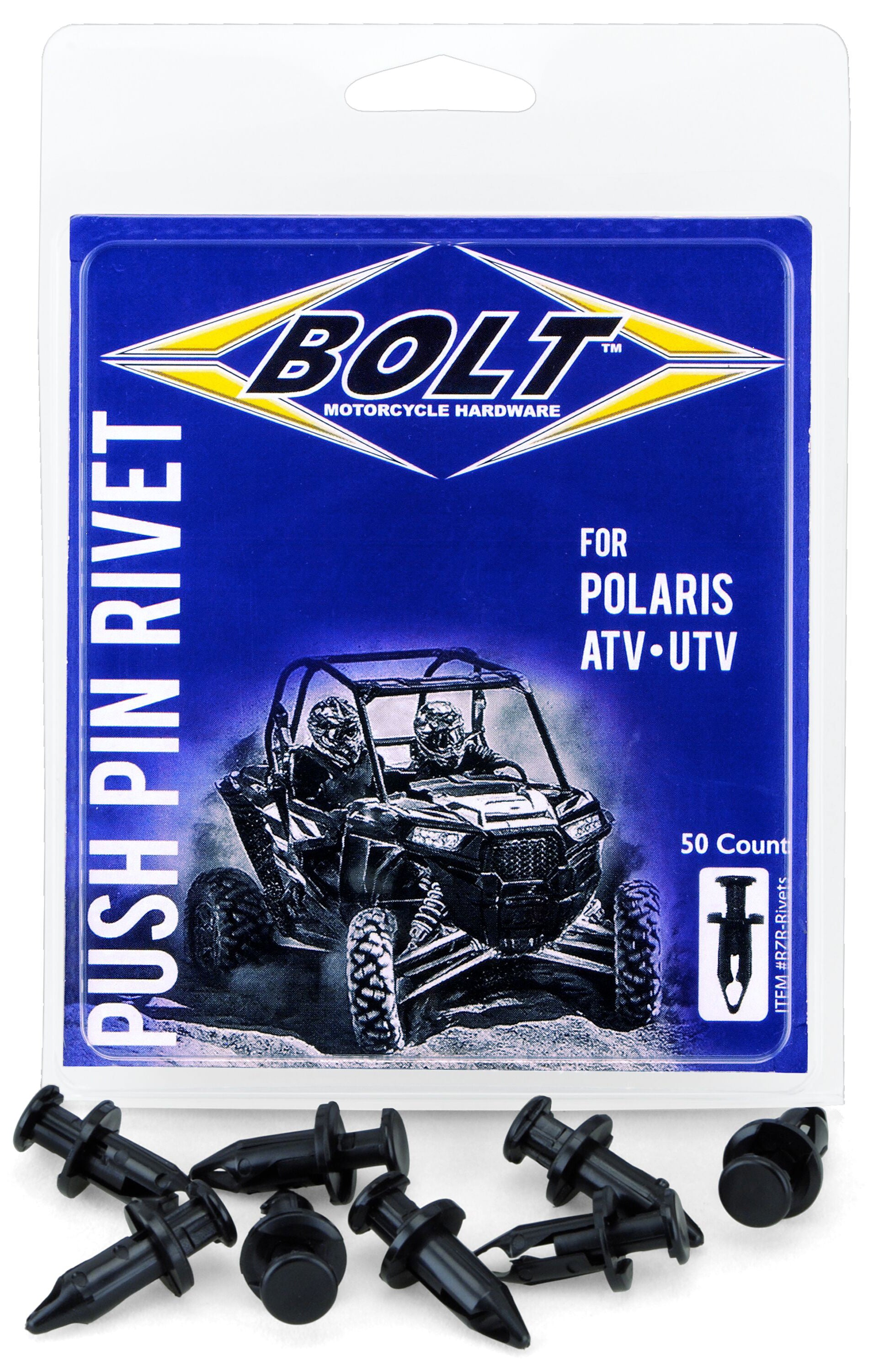 Pry Rivet Set Pol Atv/Utv 50/Pk M8