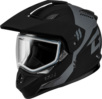 Gm 11 Ronin Helmet Matte Black/Silver Xs