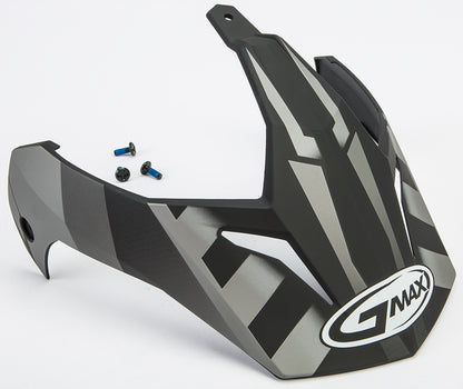 Visor W/Screws Trekka Gm 11 Matte Black/Dark Silver