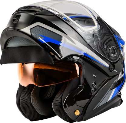 Md 01s Transistor Snow Helmet Blue/Black Sm