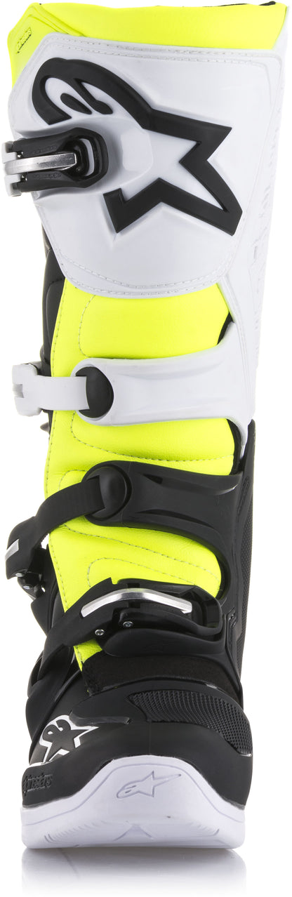 Tech 5 Boots Black/White/Yellow Sz 07
