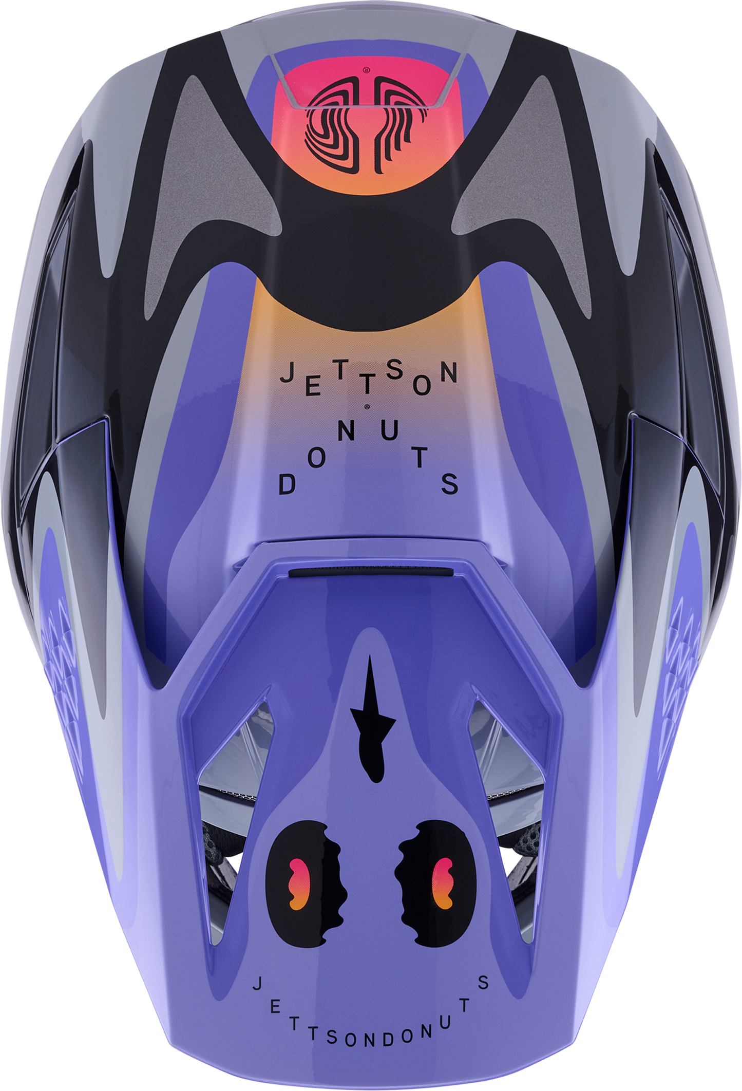 Jettson Sm3 Youth Helmet Gry/Purp/Blk Glossy Ys