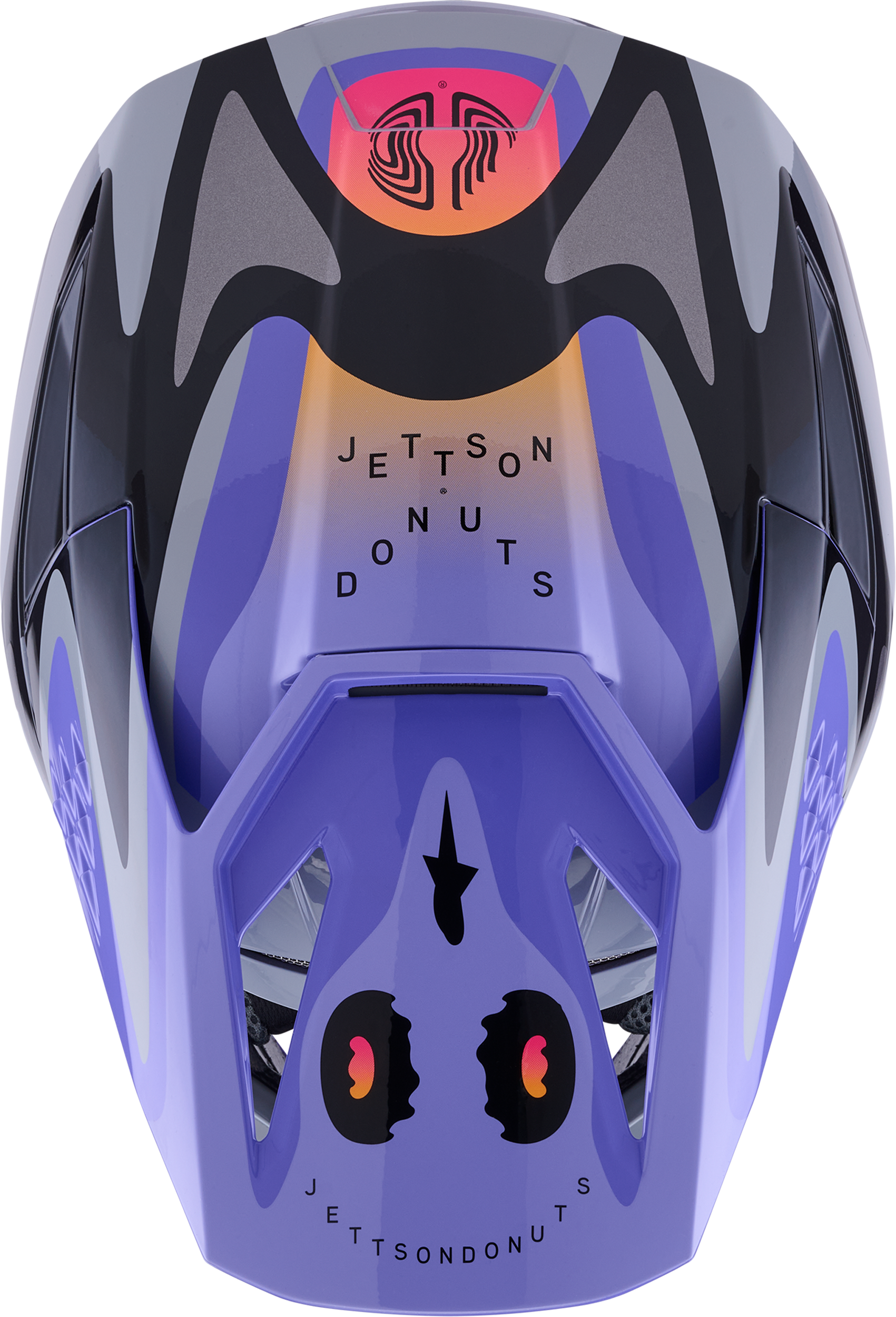 Jettson Sm3 Youth Helmet Gry/Purp/Blk Glossy Ym