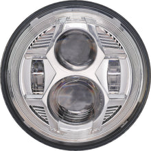 7" Led Headlight Chrome