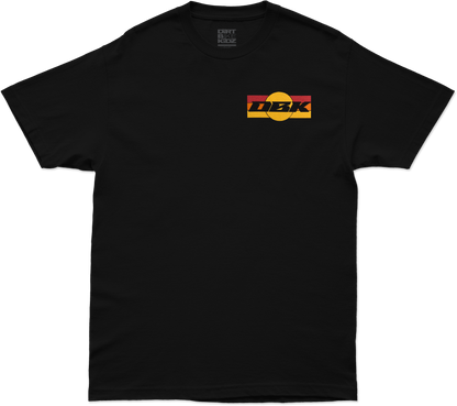 Sunday Stripe Tee Black Sm