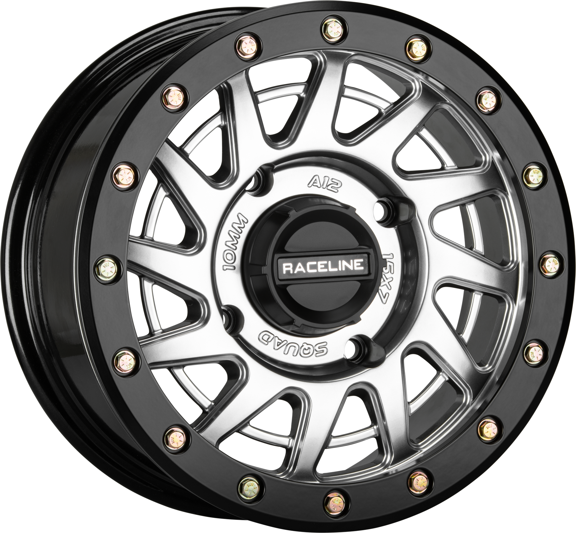Squad Bdlk Wheel 15x7 4/156 6+1(+38mm) Hyper Silver