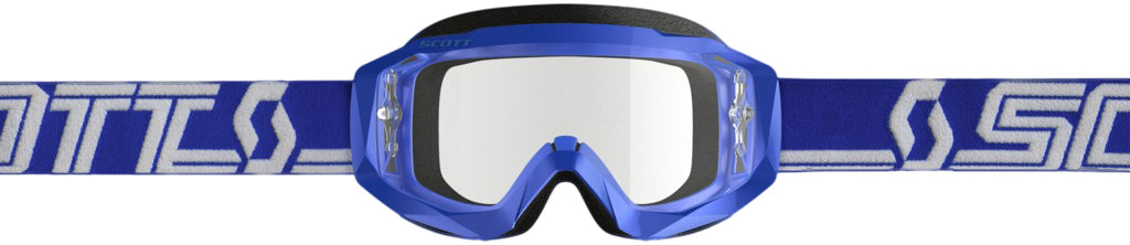Hustle Goggle X Blue/White W/Clear Works