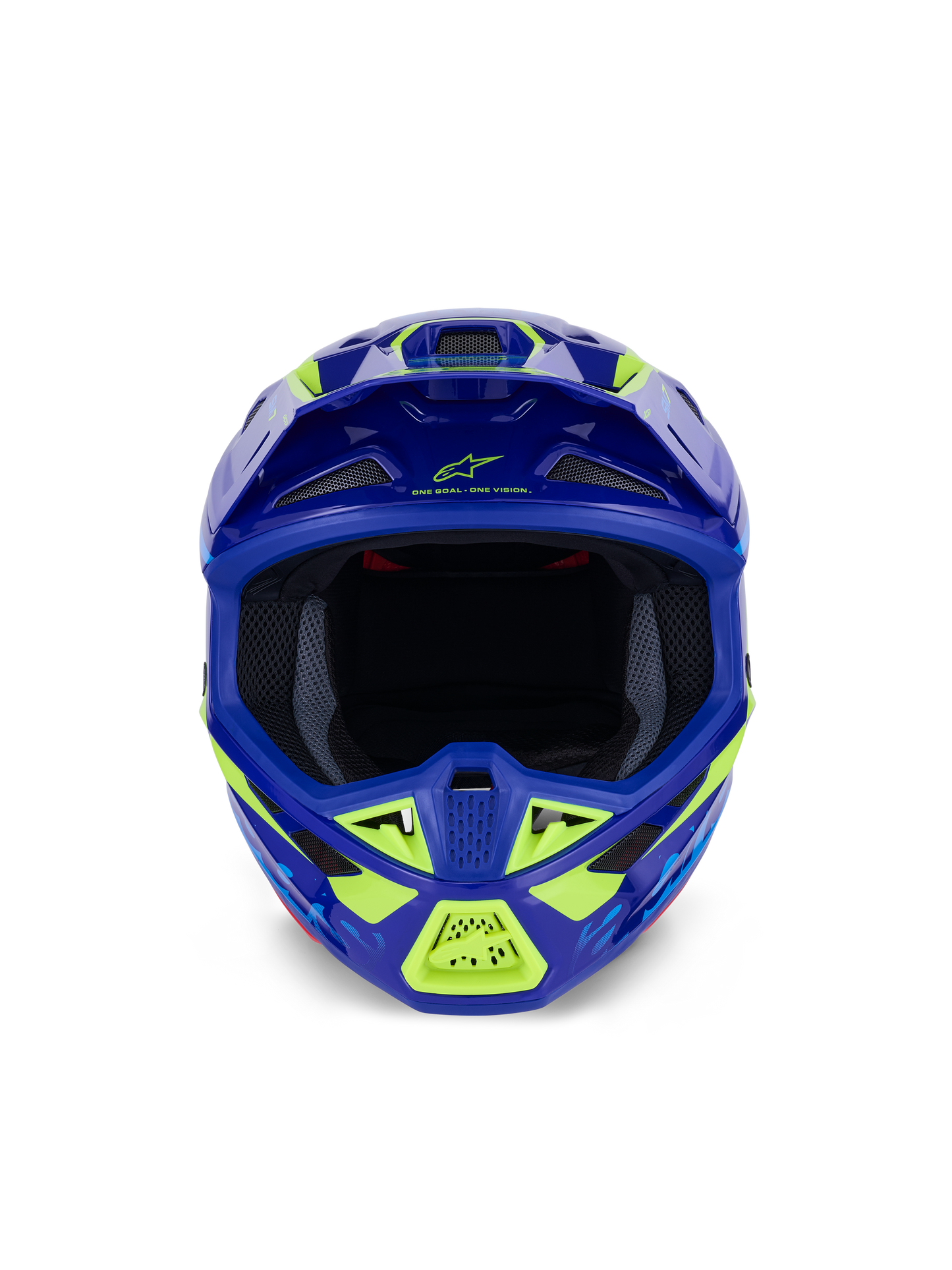 Sm7 Deed Helmet Blue/Ylw Fluo Glossy Sm