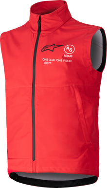 Youth Techstar Softshell Vest Bright Red Xl