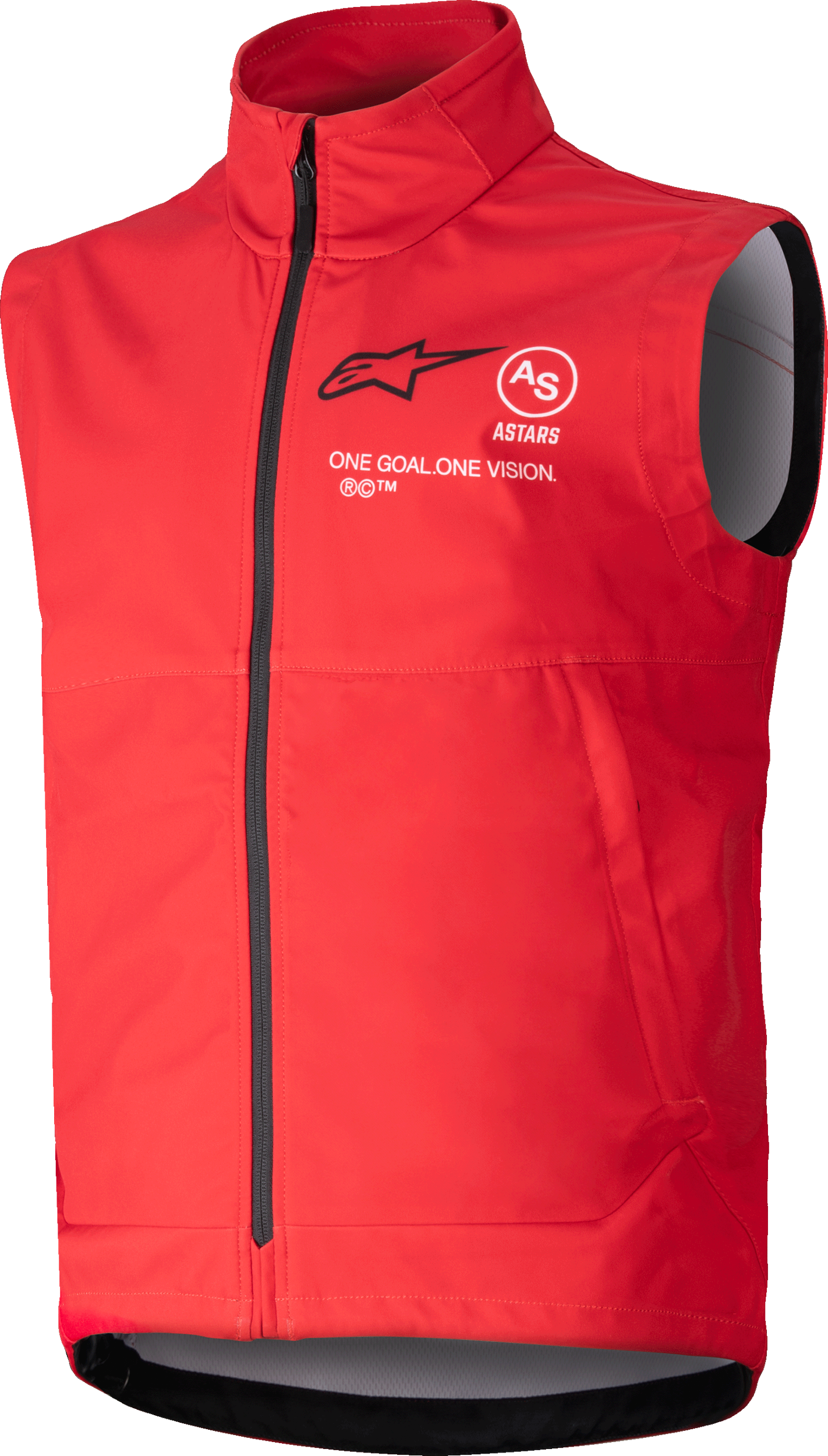 Youth Techstar Softshell Vest Bright Red Md