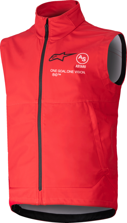 Youth Techstar Softshell Vest Bright Red Sm
