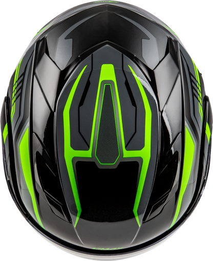 Md 01s Transistor Snow Helmet Black/Grey/Green Xs