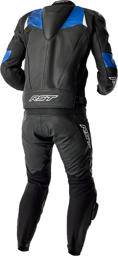 Tractech Evo D3o Jacket Blk/Blue Leather 3x