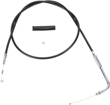DRAG SPECIALTIES Black Vinyl Idle Cable - 44" 4343144B