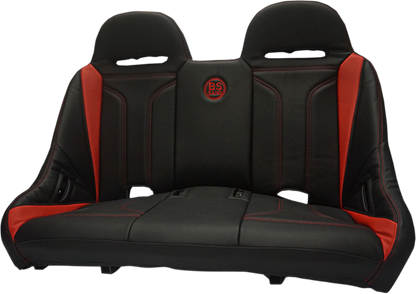BS SAND Extreme Bench Seat - Black/Red EXBERDDTX