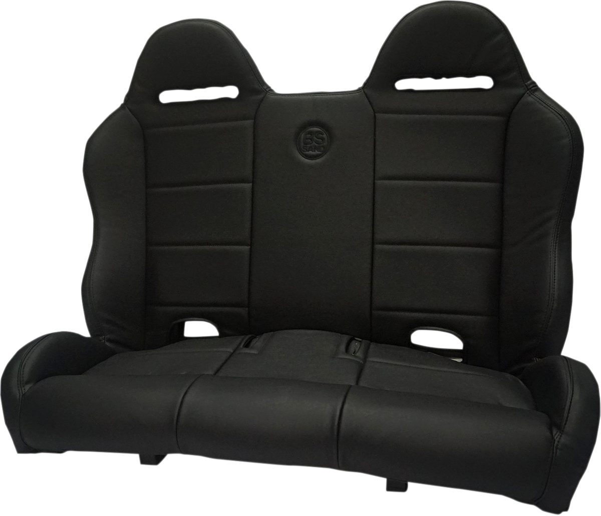 BS SAND Performance Bench Seat - Straight - Black - Maverick X3 '16-'20 PEBEBKSTX