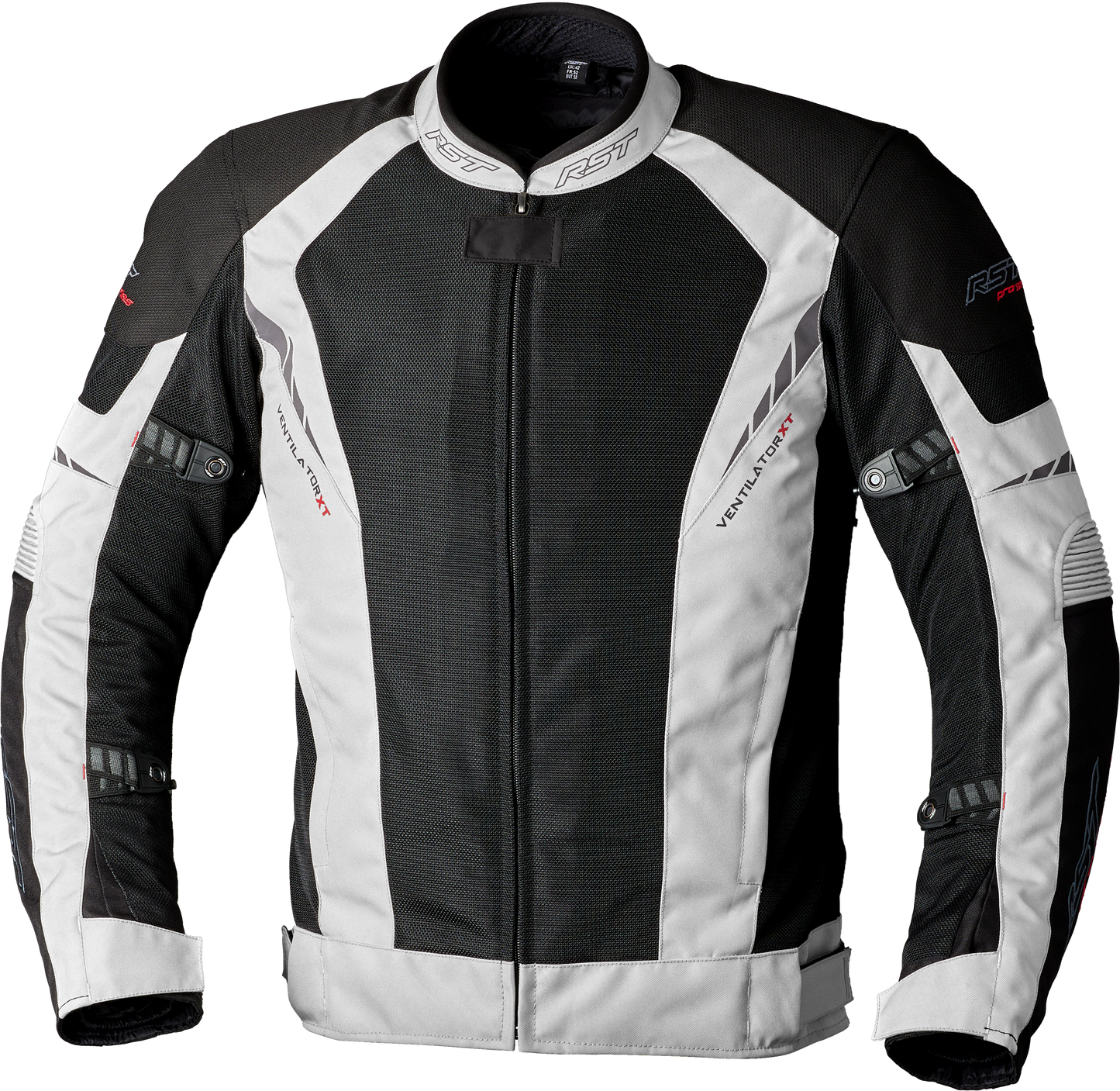 Pro Series Ventilator Xt Ce Jacket Sil/Blk Textile Lg