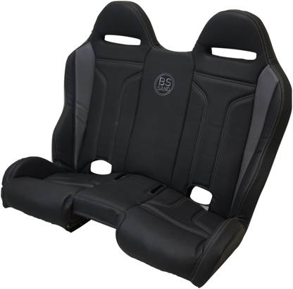 BS SAND Performance Bench Seat - Black/Gray - Maverick X3 '16-'20 PEBEGYDTX