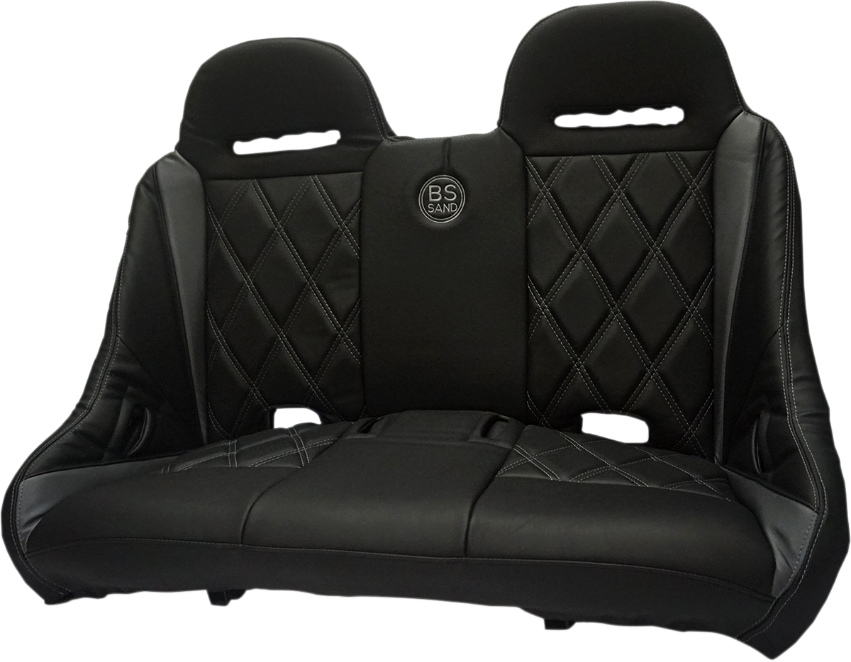 BS SAND Performance Bench Seat - Black/Gray - Maverick X3 '16-'20 PEBEGYBDX