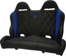 BS SAND Performance Bench Seat - Black/Blue - Maverick X3 '16-'20 PEBEBLBDX