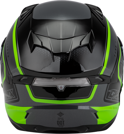 Ff 98 Aftershock Helmet Grey/Neon Green Md