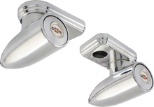 PAUL YAFFE BAGGER NATION Lightning Bullet Pro - Amber/White - Chrome PYO:LB-PM-DRL-C