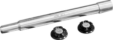 PAUL YAFFE BAGGER NATION Y-Axle with Turret Style Axle Cover Kit - Custom - Front - Black - 1" PYO:YAXLE-07-HT-BK