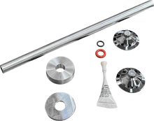 PAUL YAFFE BAGGER NATION Axle Cover Kit - Y-Axle Rod - Front - Standard/12 Point - Chrome PYO:YTPR-18L-CH