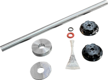 PAUL YAFFE BAGGER NATION Axle Cover Kit - Y-Axle Rod - Front - Standard/Turret - Black PYO:YHTR-18L-BK
