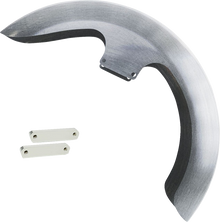 PAUL YAFFE BAGGER NATION Thicky Front Fender - OEM 16"-19" Wheel - With Chrome Adapters PYO:THICKY-OEM-14L-C
