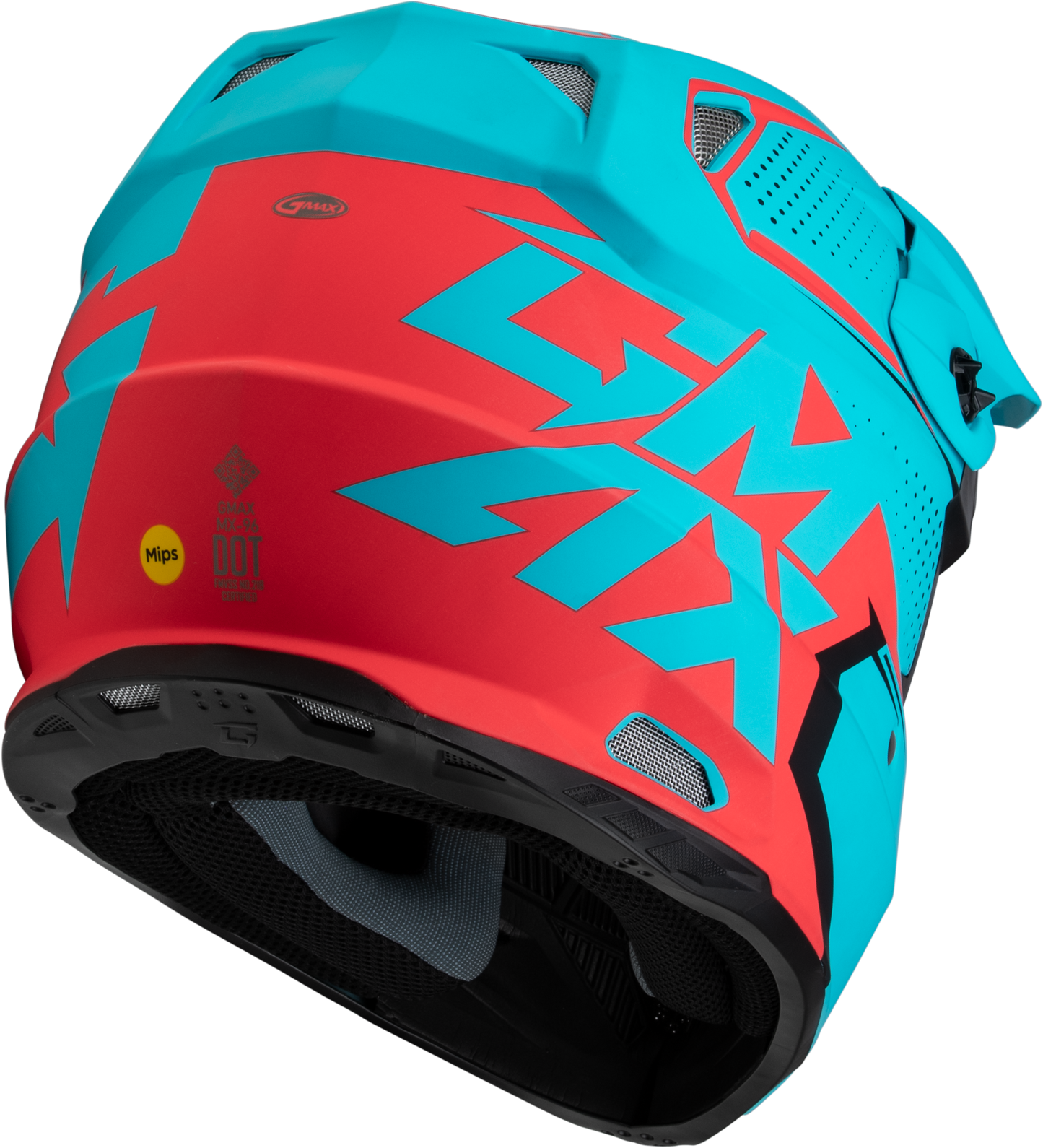 Mx 96 502 Helmet Matte Blue/Red  Sm