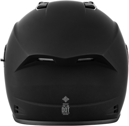 Ff 18 Solid Helmets Matte Black Xl