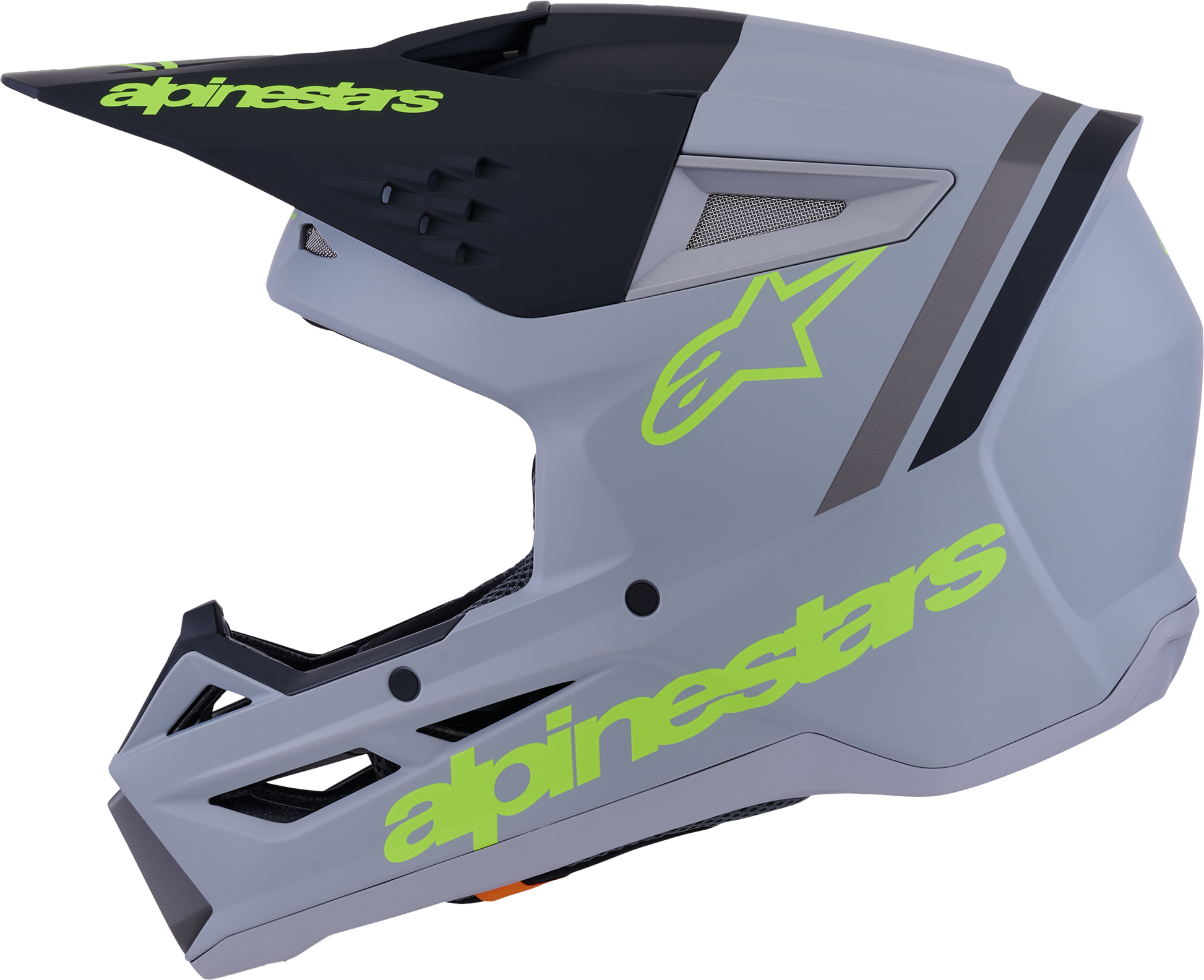 Sm3 Radium Helmet Gry/Blk/Ylw Fluo Matt Lg