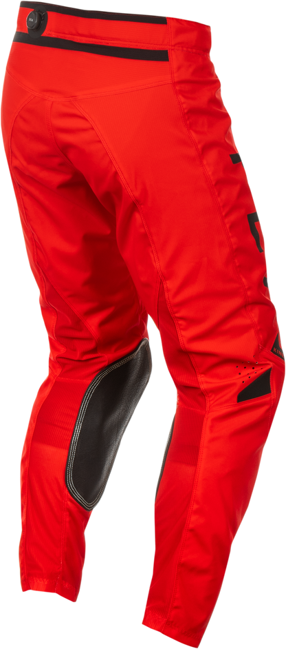 Kinetic Center Pants Red/Black Sz 42