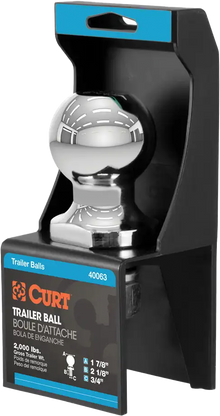 1 7/8x3/4x2 1/8 Hitch Ball