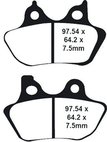 Profiled Brake Pad X+ Fr/Rr Except 200 Mm Tire
