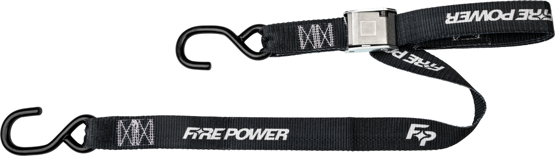 1.5" Tie Down Black 2/Pk