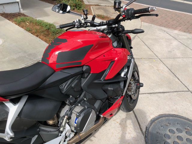 TechSpec Tank Grip Pads for the Ducati Streetfighter V2 (22-24)