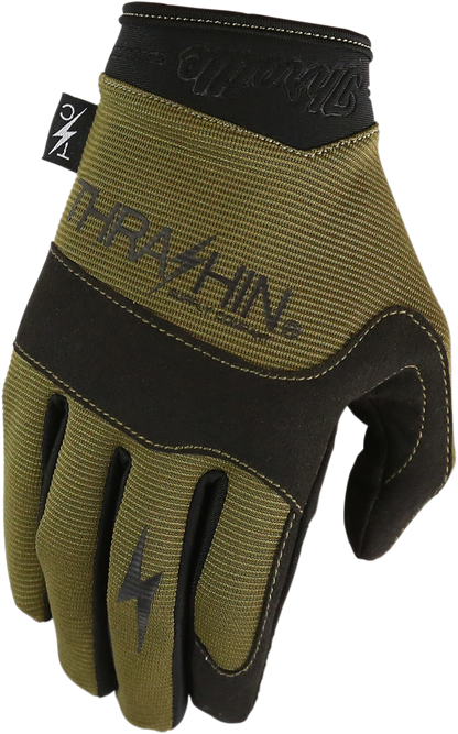 THRASHIN SUPPLY CO. Covert Gloves - Tactical Green - Small CVT-06-08