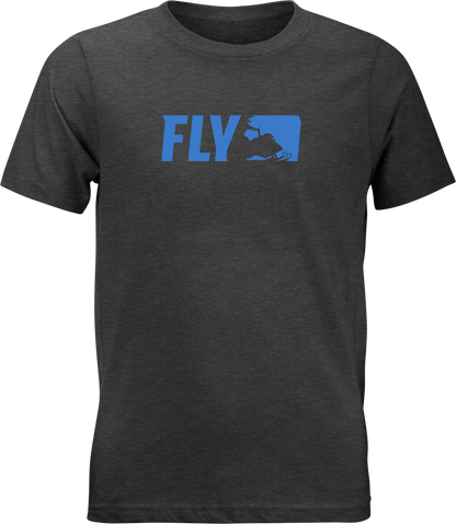 Fly Youth Primary Tee Charcoal Yl