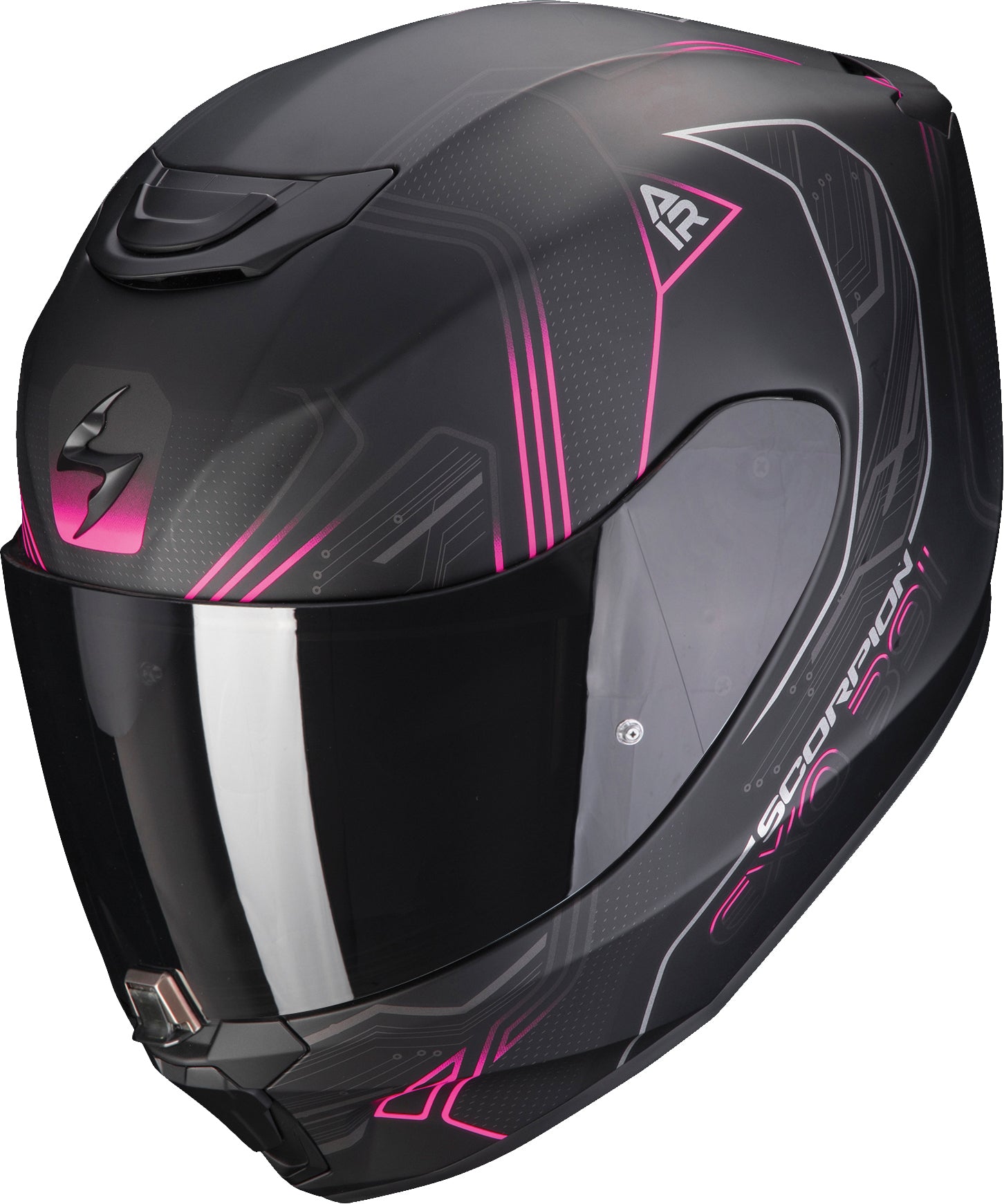 Exo R330 Full Face Helmet Bendr White/Pink Lg