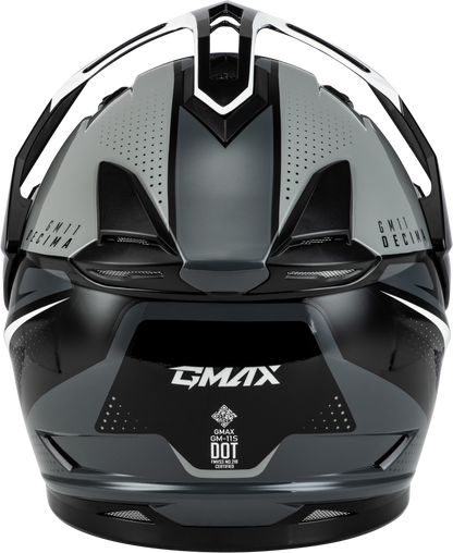 Gm 11 Decima Helmet Black/Grey/White Md